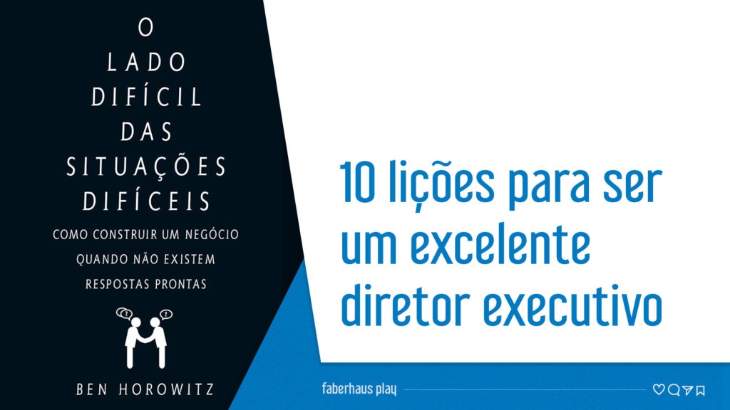 O lado difícil das situações difíceis Ben Horowitz
