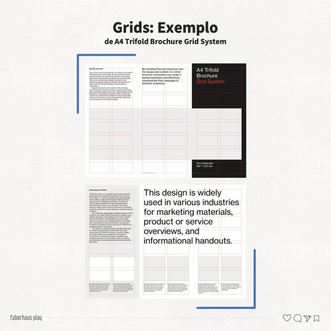 Grid Grading Style Example Grids: Grades para compor layouts equilibrados