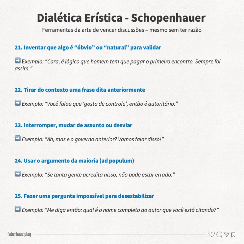 Dialética Erística de Schopenhauer 5