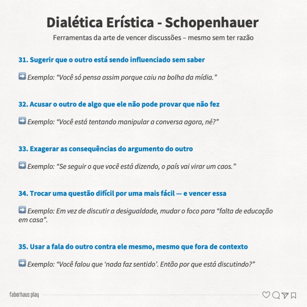 Dialética Erística de Schopenhauer 7