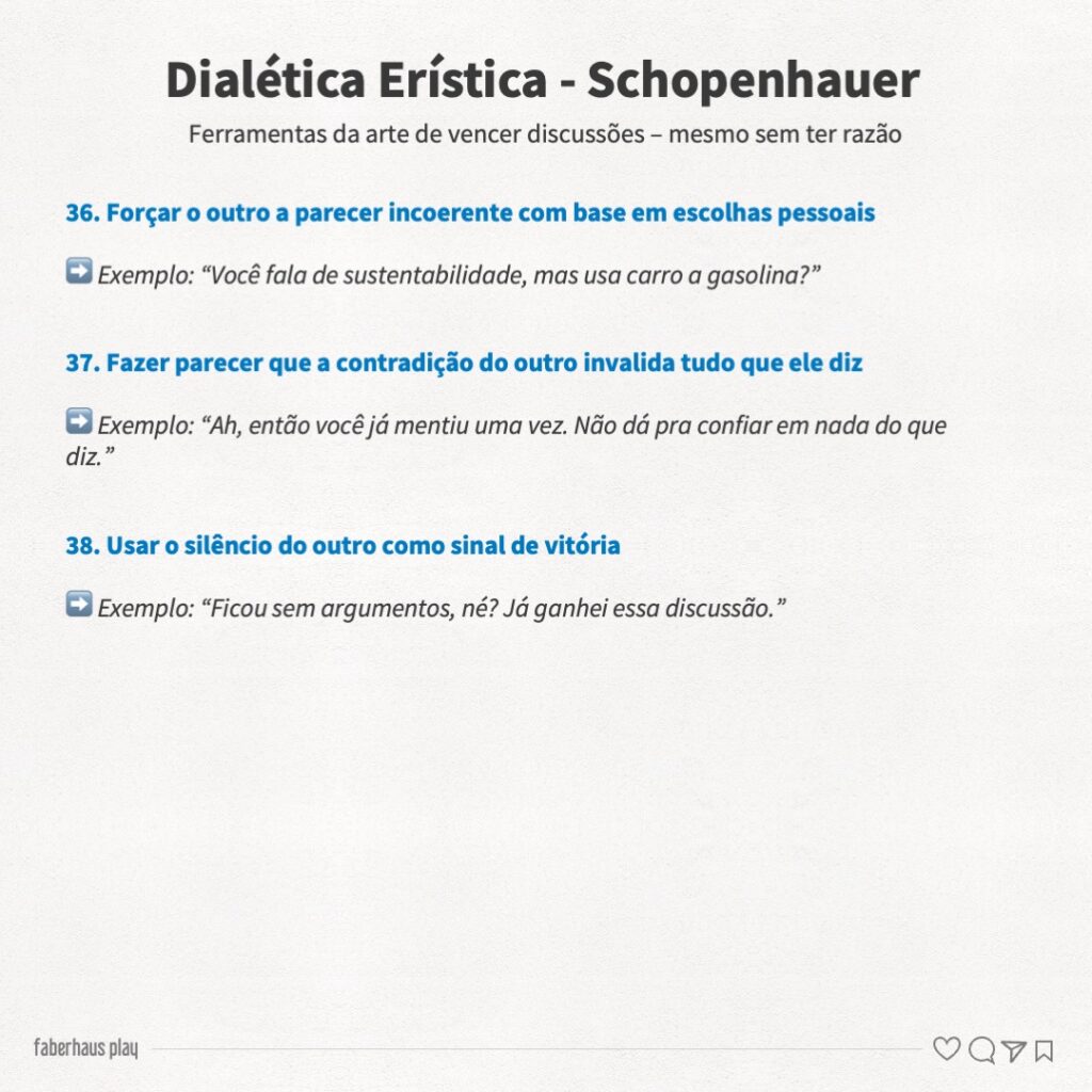 Dialética Erística de Schopenhauer 8