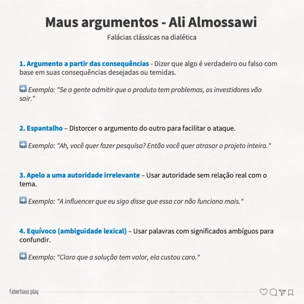 Maus argumentos de Ali Almossawi 1