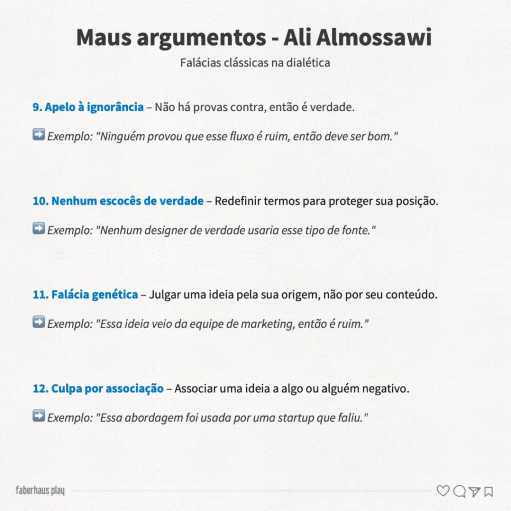 Maus argumentos de Ali Almossawi 3