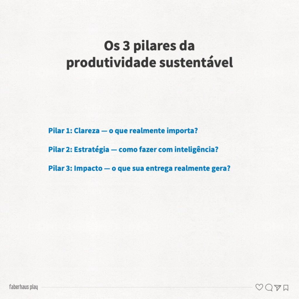Produtividade sustentável 7 - Pilares A