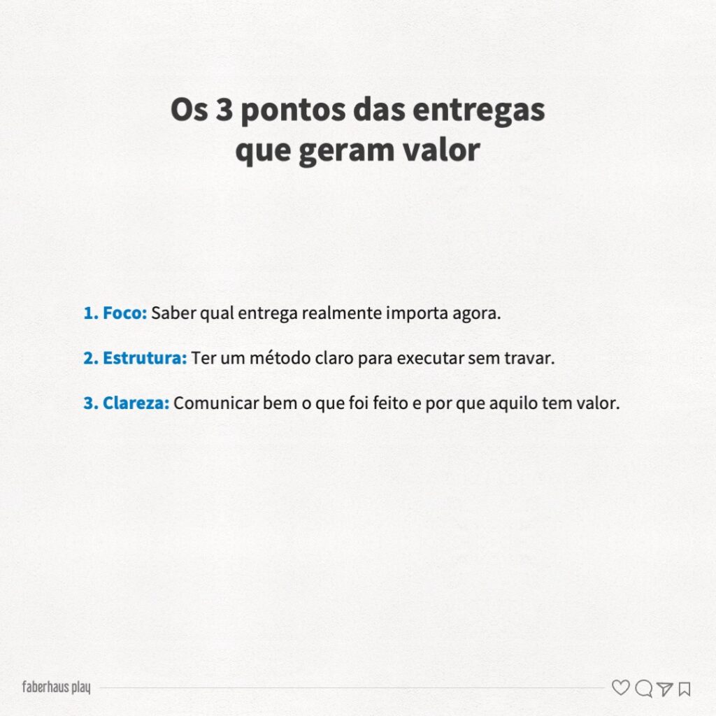 Produtividade sustentável 9 - Entregas de valor A