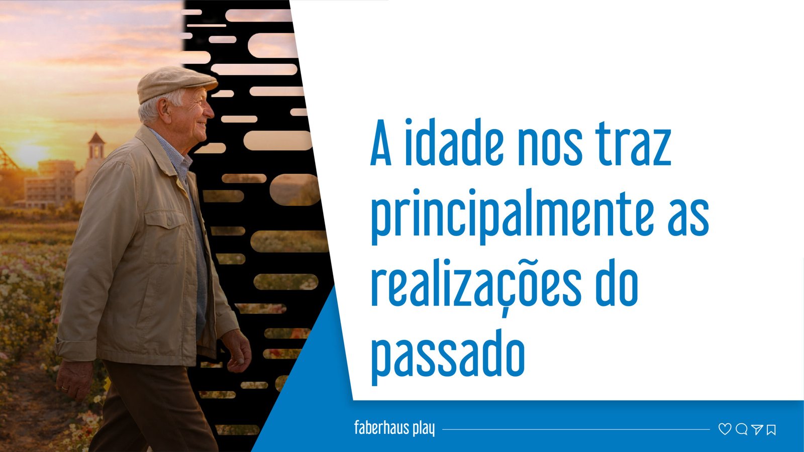 A idade nos traz principalmente as realizações do passado Capa