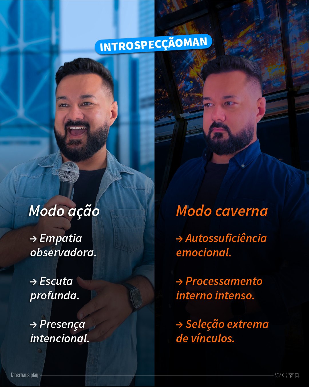 Introspecção Man: Diferentes modos da pessoa introspectiva – Faberhaus Play