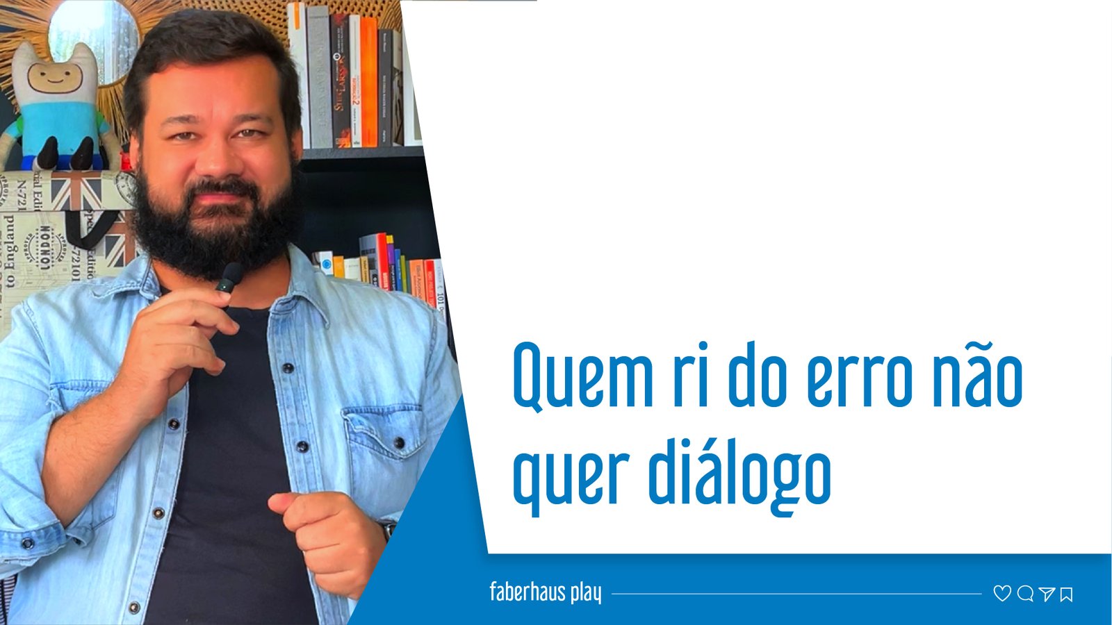 Quem ri do erro não quer diálogo capa