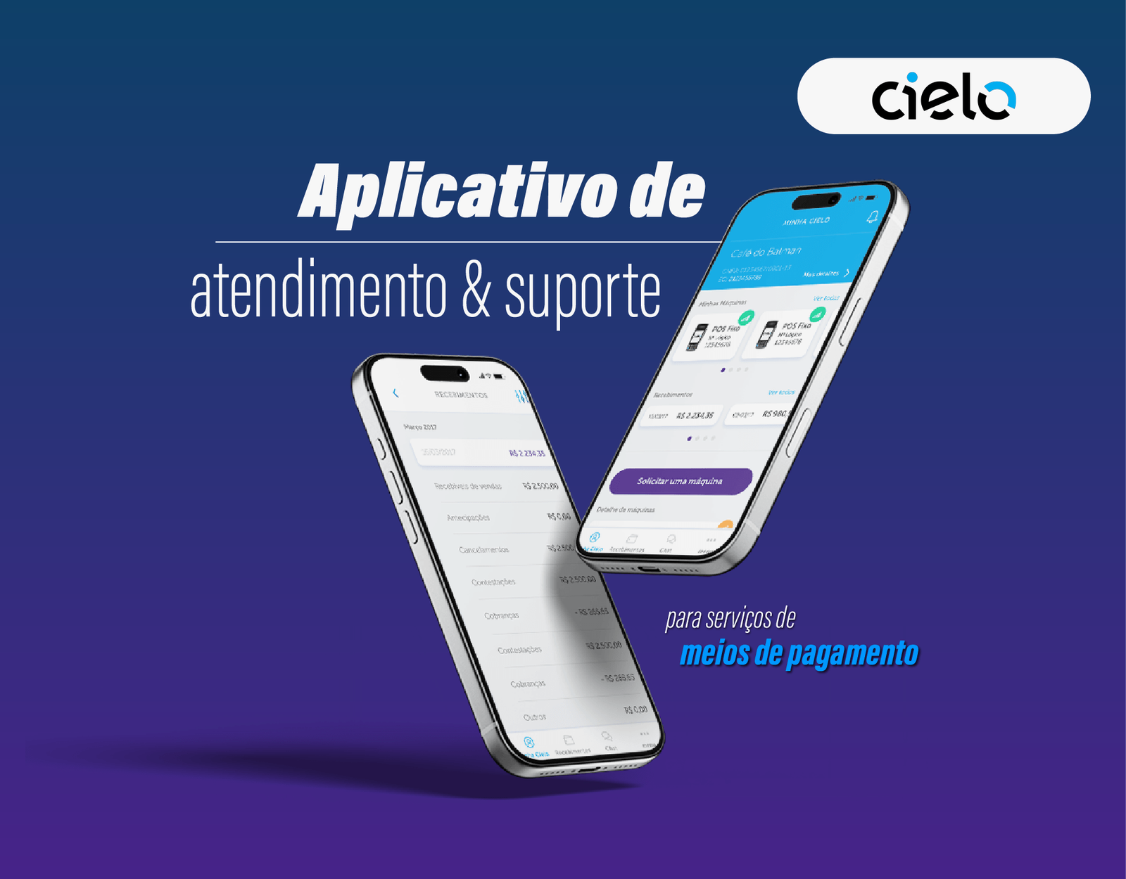 Aplicativo de atendimento capa c