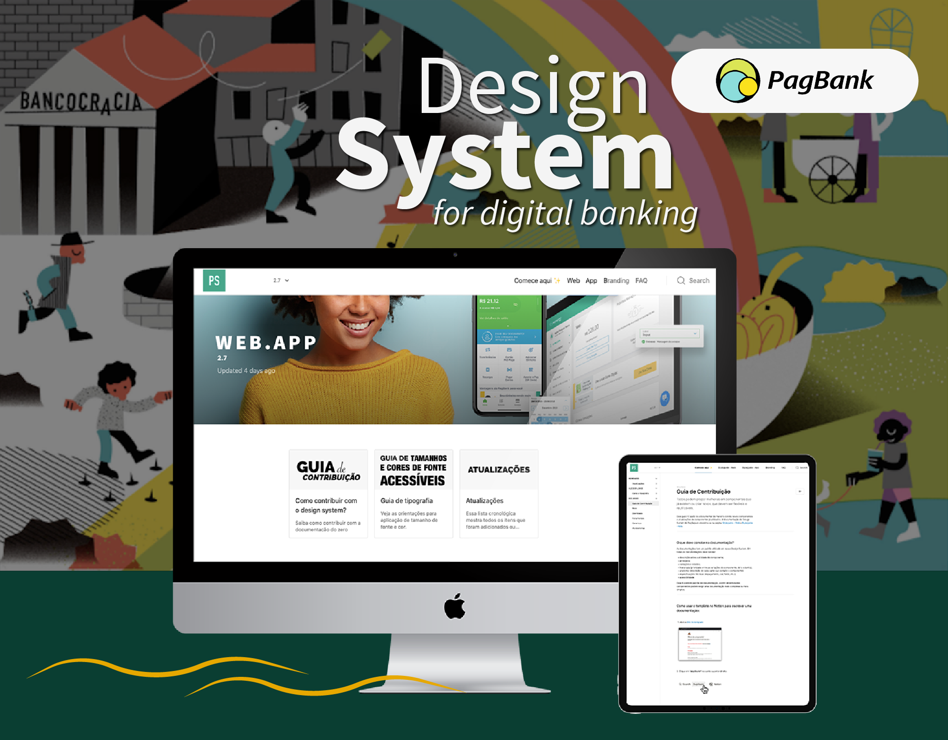 Design System for digital banking Cover