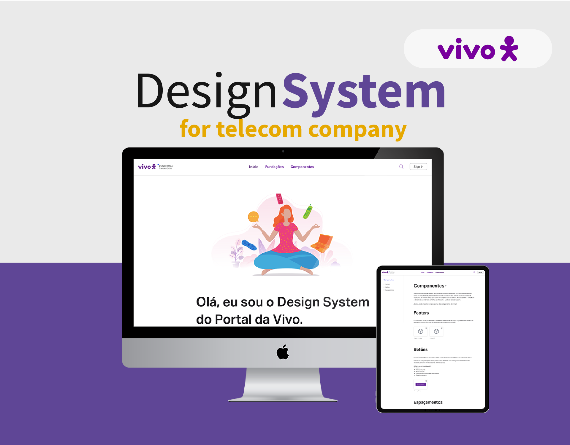 Design System for telecom company Cover