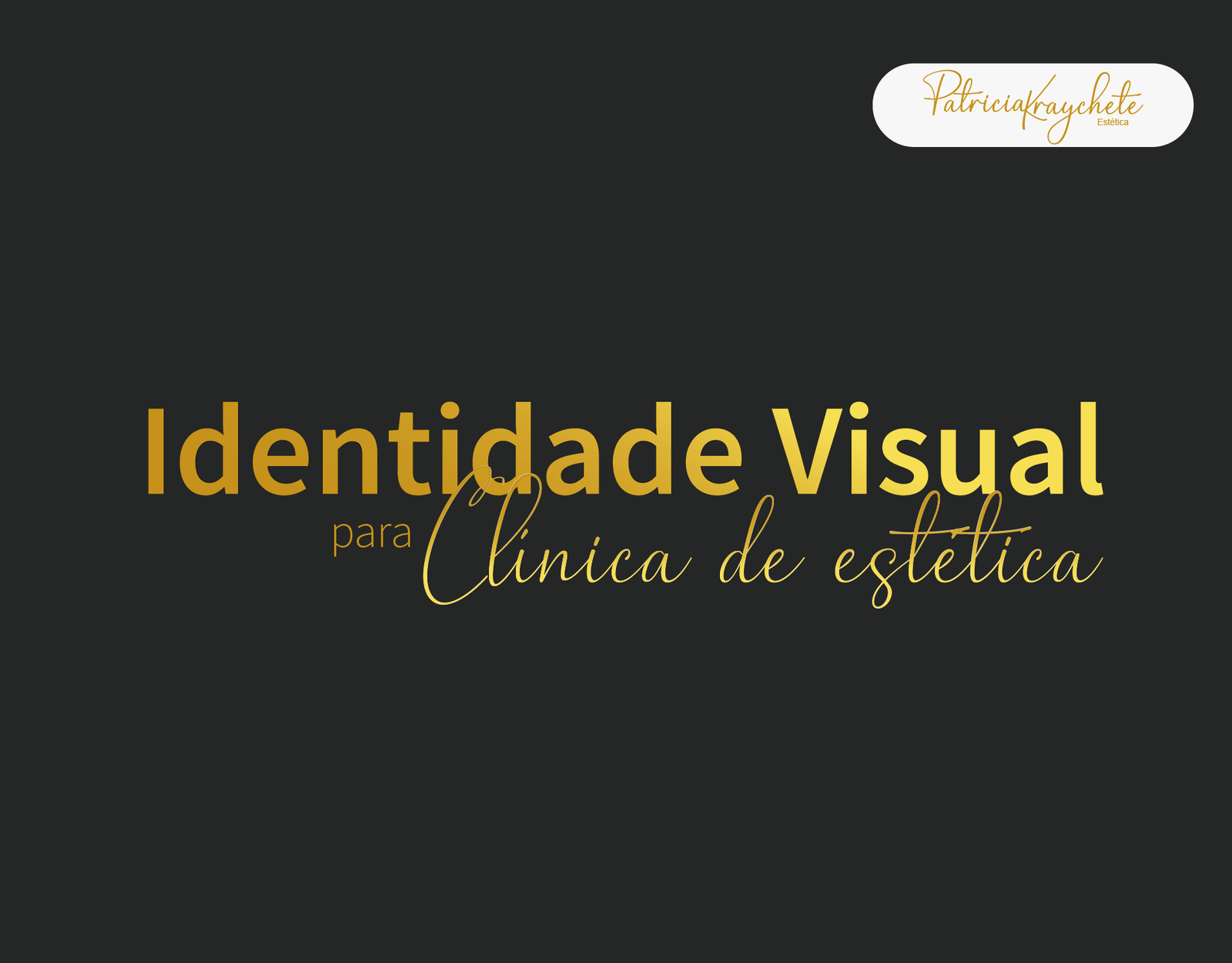 Identidade visual clínica de estética capa c