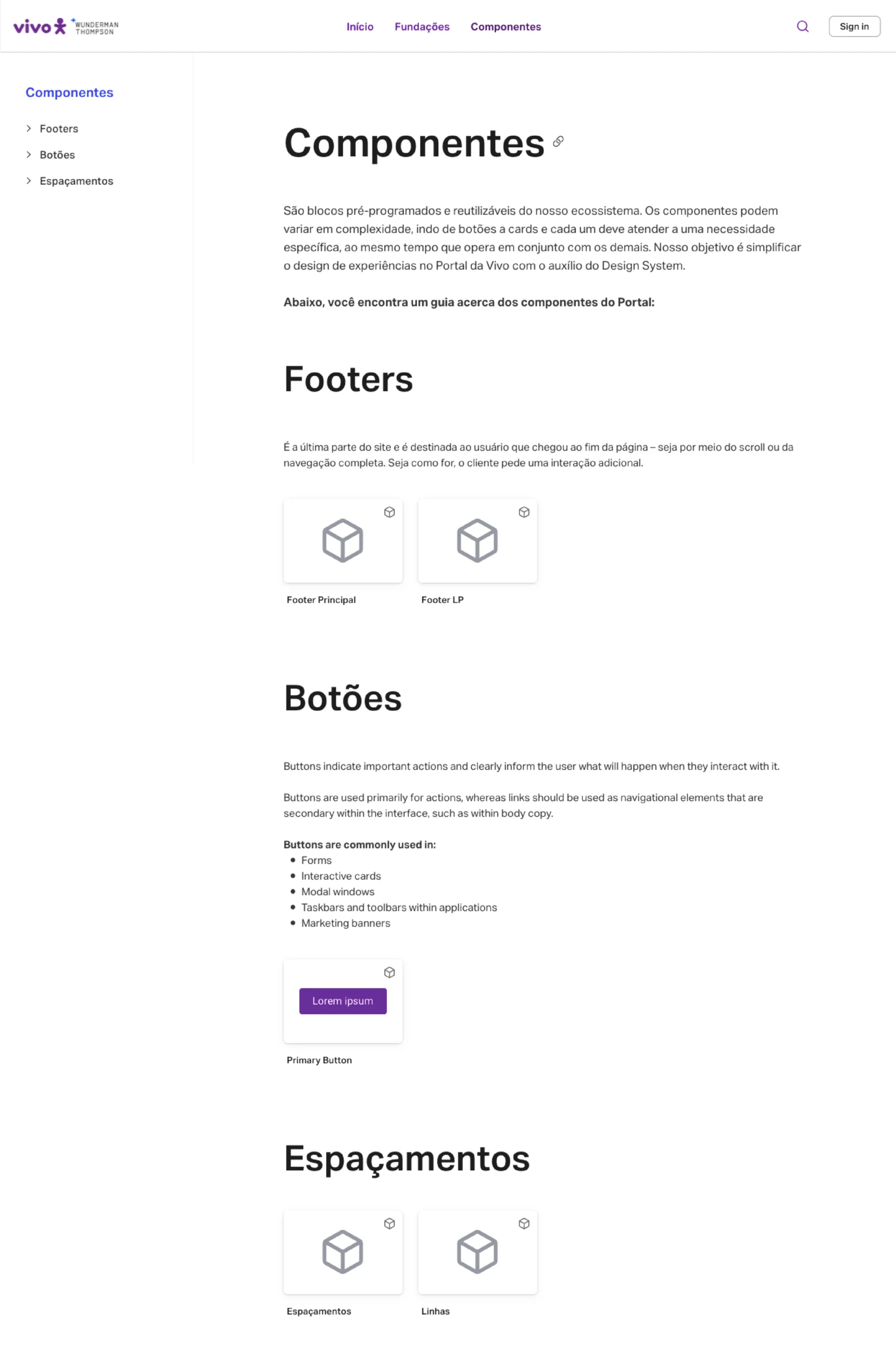 Design System Vivo 5