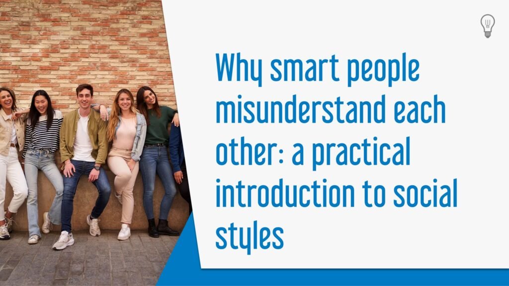 Social Styles and Communication Cover