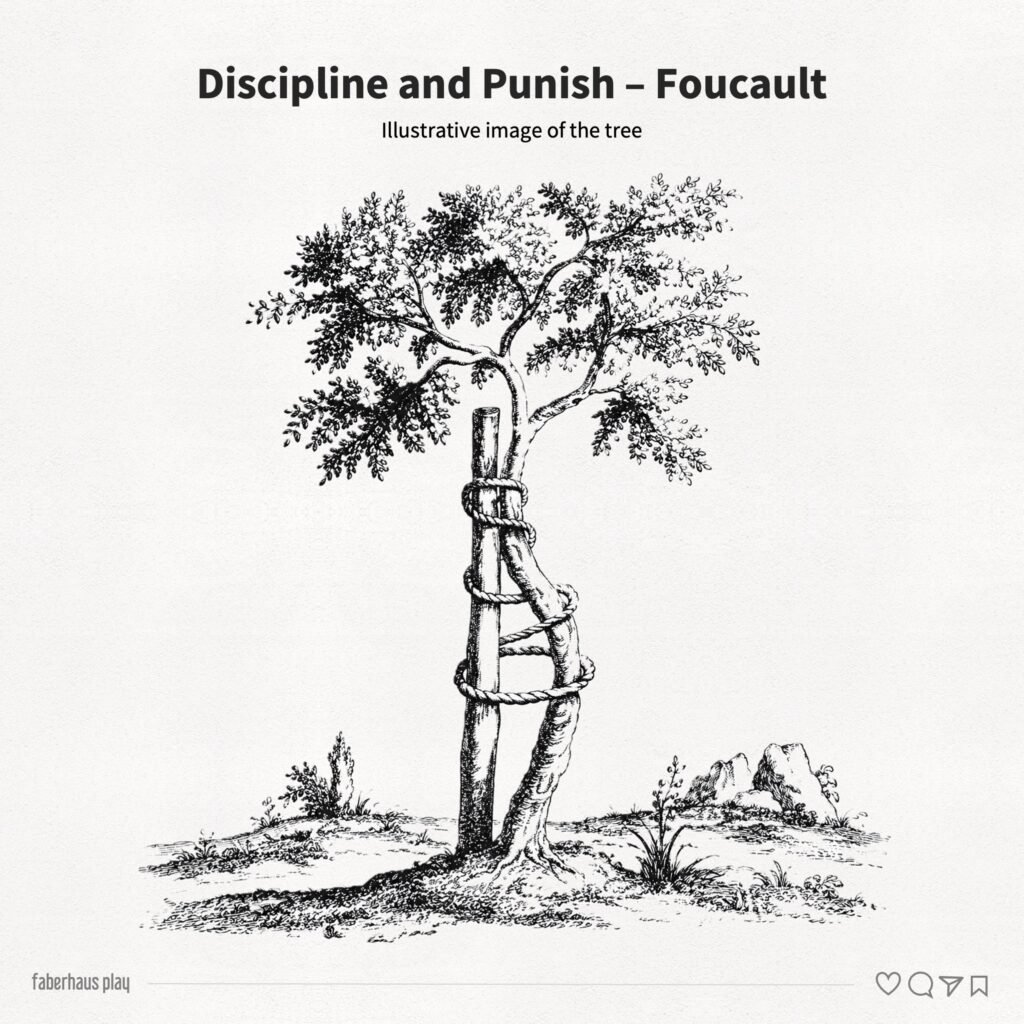 Discipline and Punish by Michel Foucault the Illustration Tree