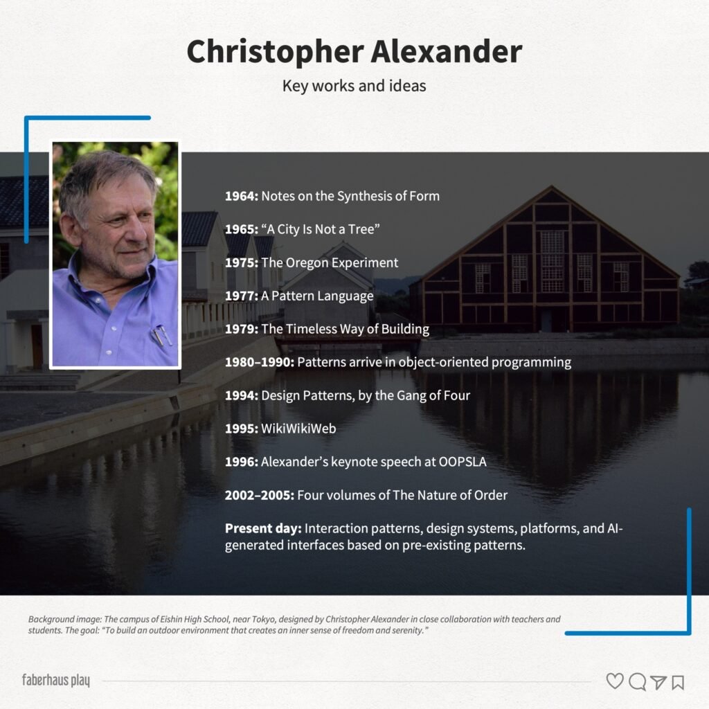 Christopher Alexander 5 - Key works and ideas