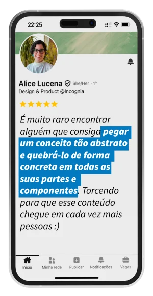 Depoimento Alice